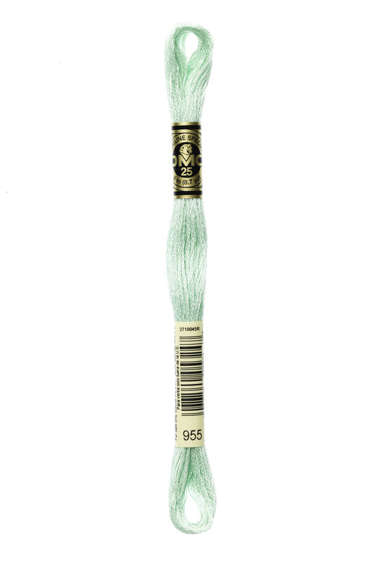 DMC Embroidery Floss (The Green Shades) (955 - light nile green)