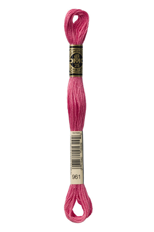 DMC Embroidery Floss (The Pink Shades) (961 - dark dusty rose)