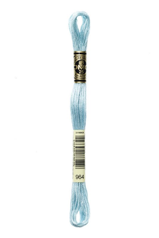 DMC Embroidery Floss (The Blue Shades) (964 - light sea green)