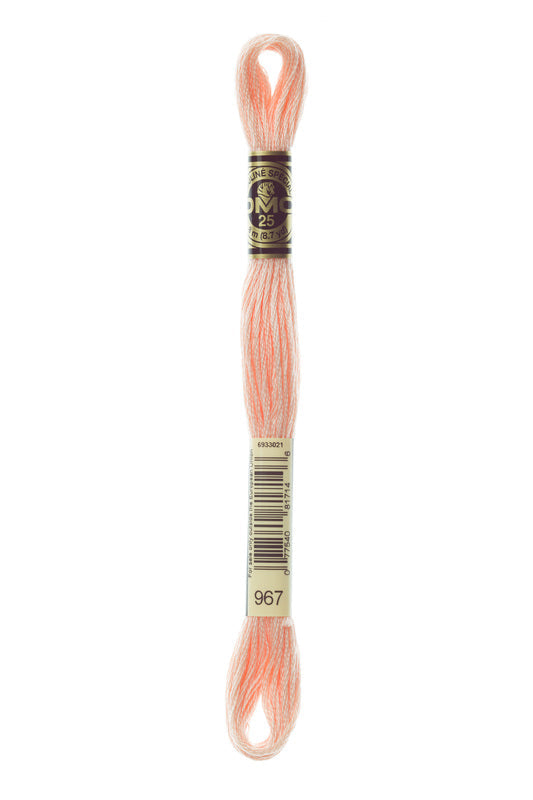 DMC Embroidery Floss (The Orange Shades) (967 - very light apricot)