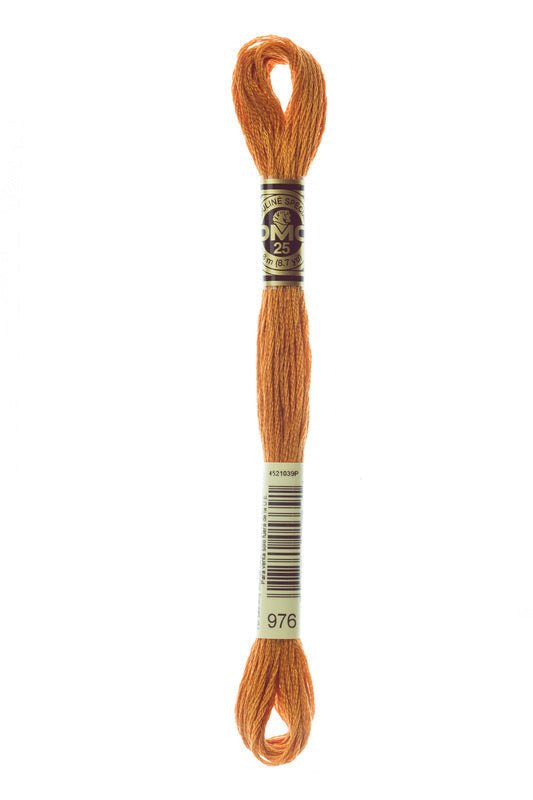 DMC Embroidery Floss (The Brown Shades) (976 - medium golden brown)