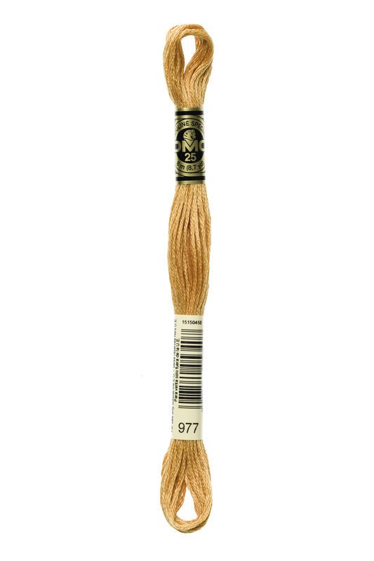 DMC Embroidery Floss (The Brown Shades) (977 - light golden brown)