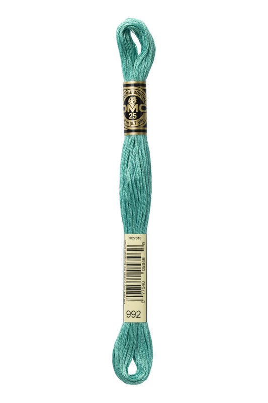 DMC Embroidery Floss (The Blue Shades) (992 - light aquamarine)