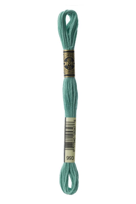 DMC Embroidery Floss (The Blue Shades) (993 - very light aquamarine)