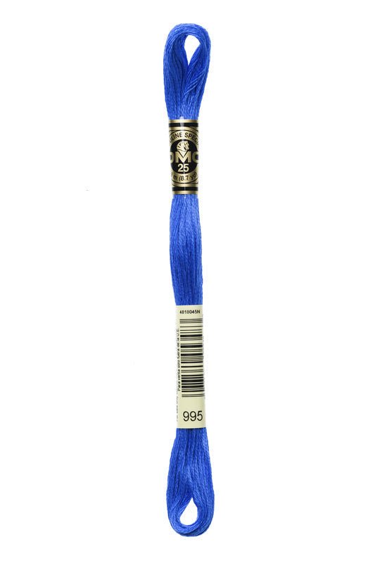 DMC Embroidery Floss (The Blue Shades) (995 - dark electric blue)