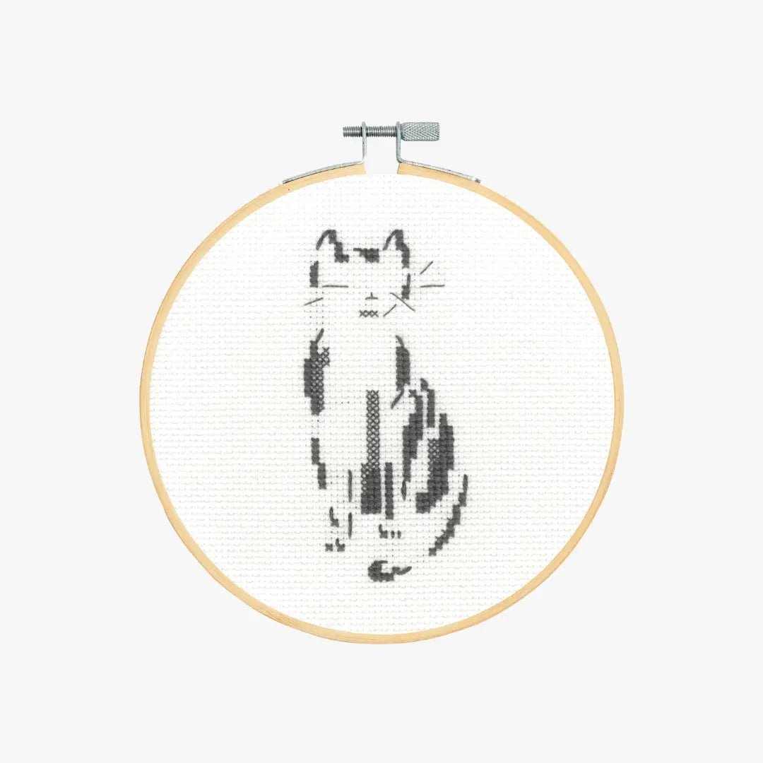 DMC Cross Stitch Kit - Our Friends The Cats (Pensive Cat)