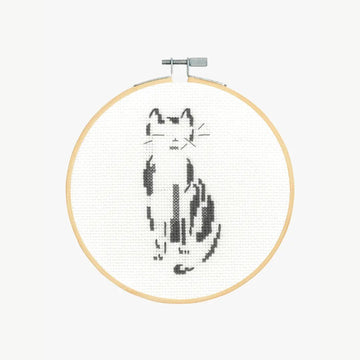 DMC Cross Stitch Kit - Our Friends The Cats (Pensive Cat)