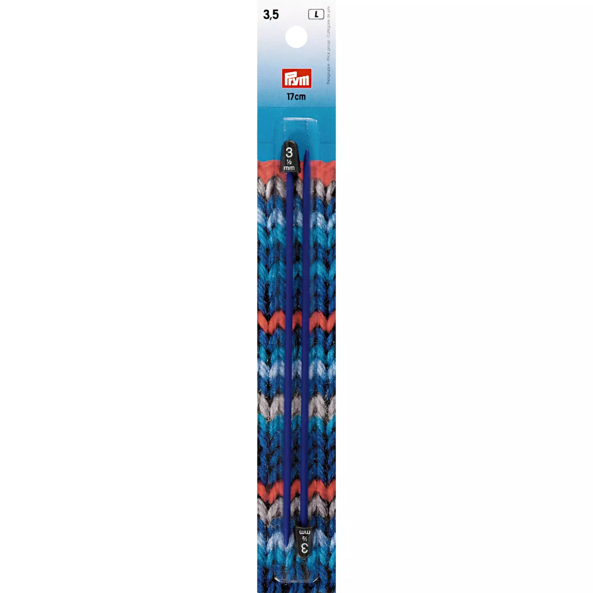 Prym Children's Plastic Knitting Needles - 3.50 mm – Blue