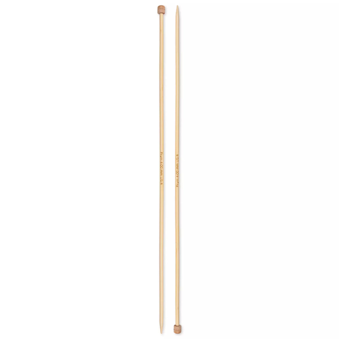 Prym Bamboo Single-Pointed Knitting Needles - 4.00 mm
