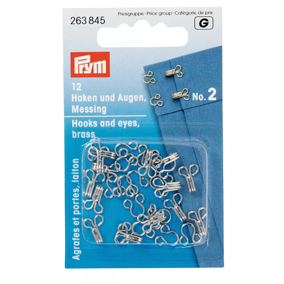 Prym Hook and Eye - No. 2