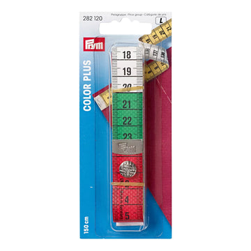 Prym Color Plus Tape Measure - 150cm, Metric (cm/cm) - cm/cm