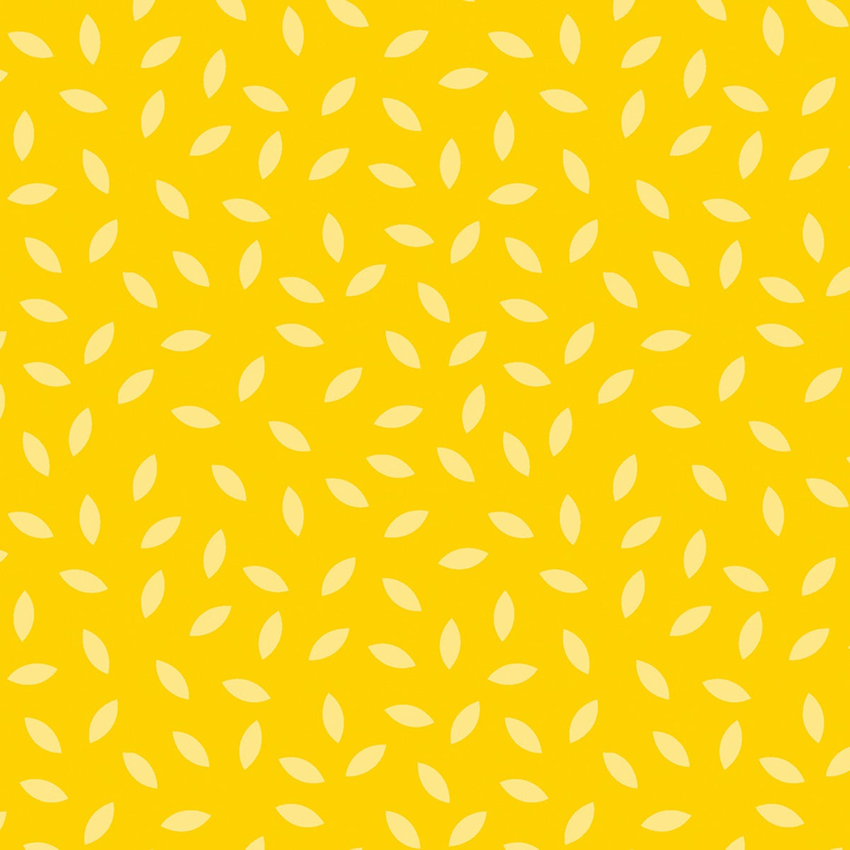 Little Leaf in Yellow quilting fabric by Benartex