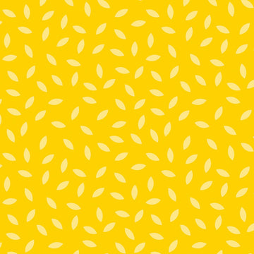 Little Leaf in Yellow quilting fabric by Benartex