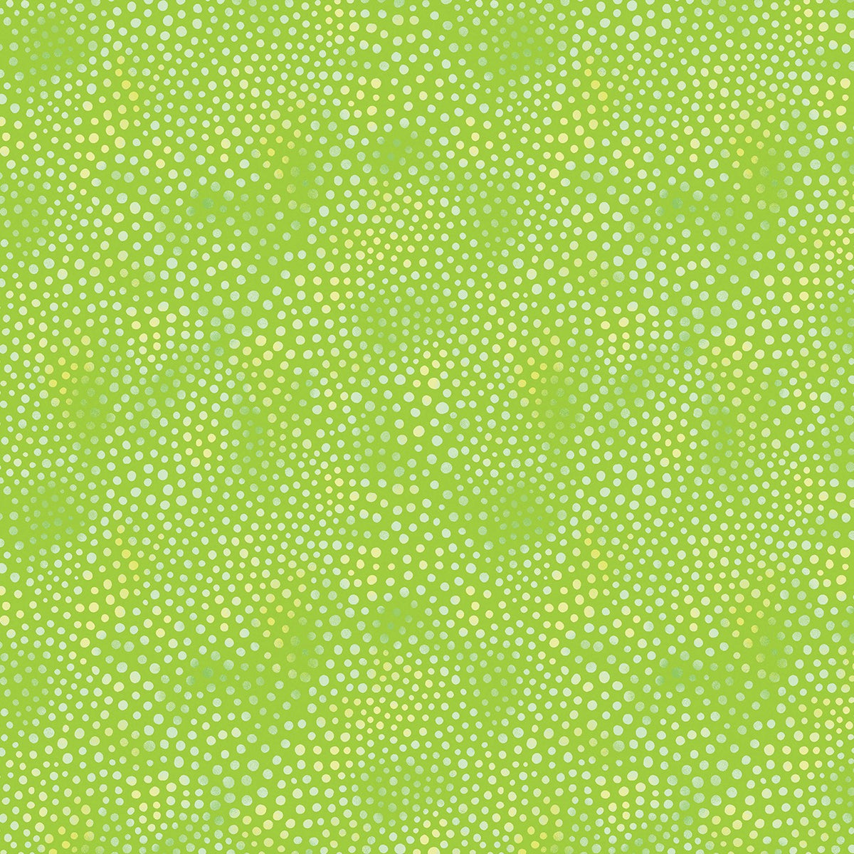 Dots in Lime quilting fabric by Benartex