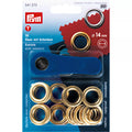Prym Eyelets with Washers - Gold