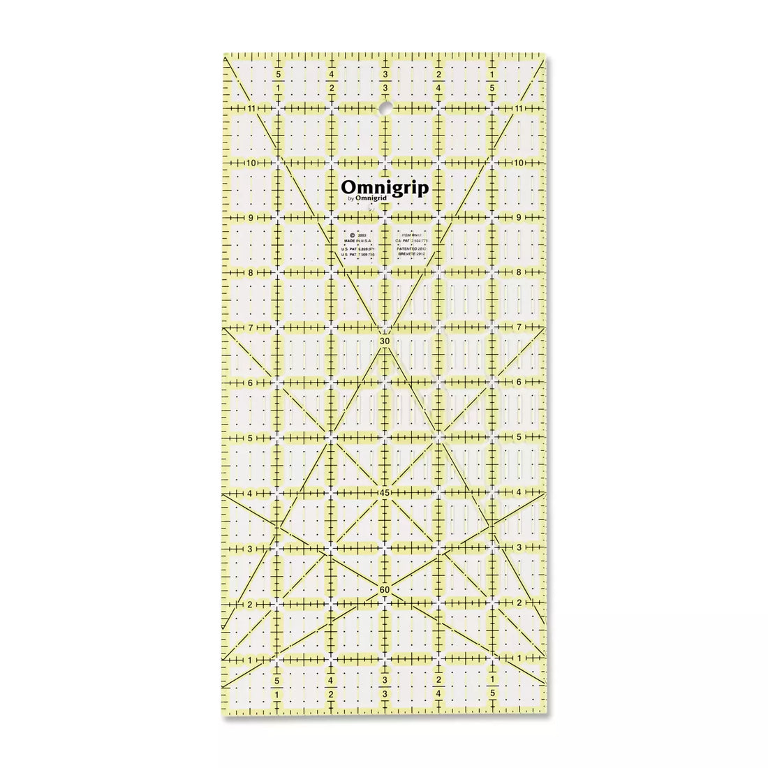 Prym Omnigrip Non-Slip Ruler - 6 × 12 in