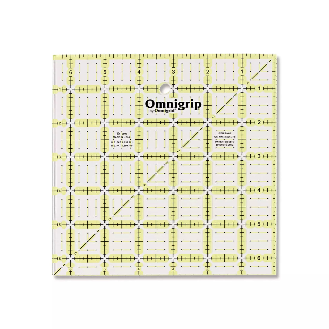 Prym Omnigrip Non-Slip Ruler - 6 × 12 in
