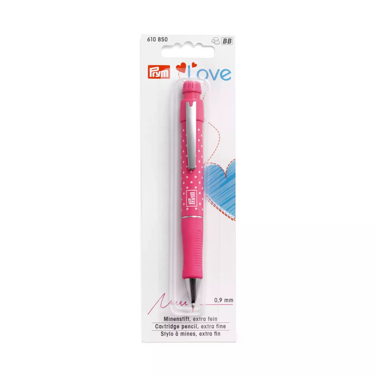 Prym Cartridge Pencil 0.9 mm - Pink