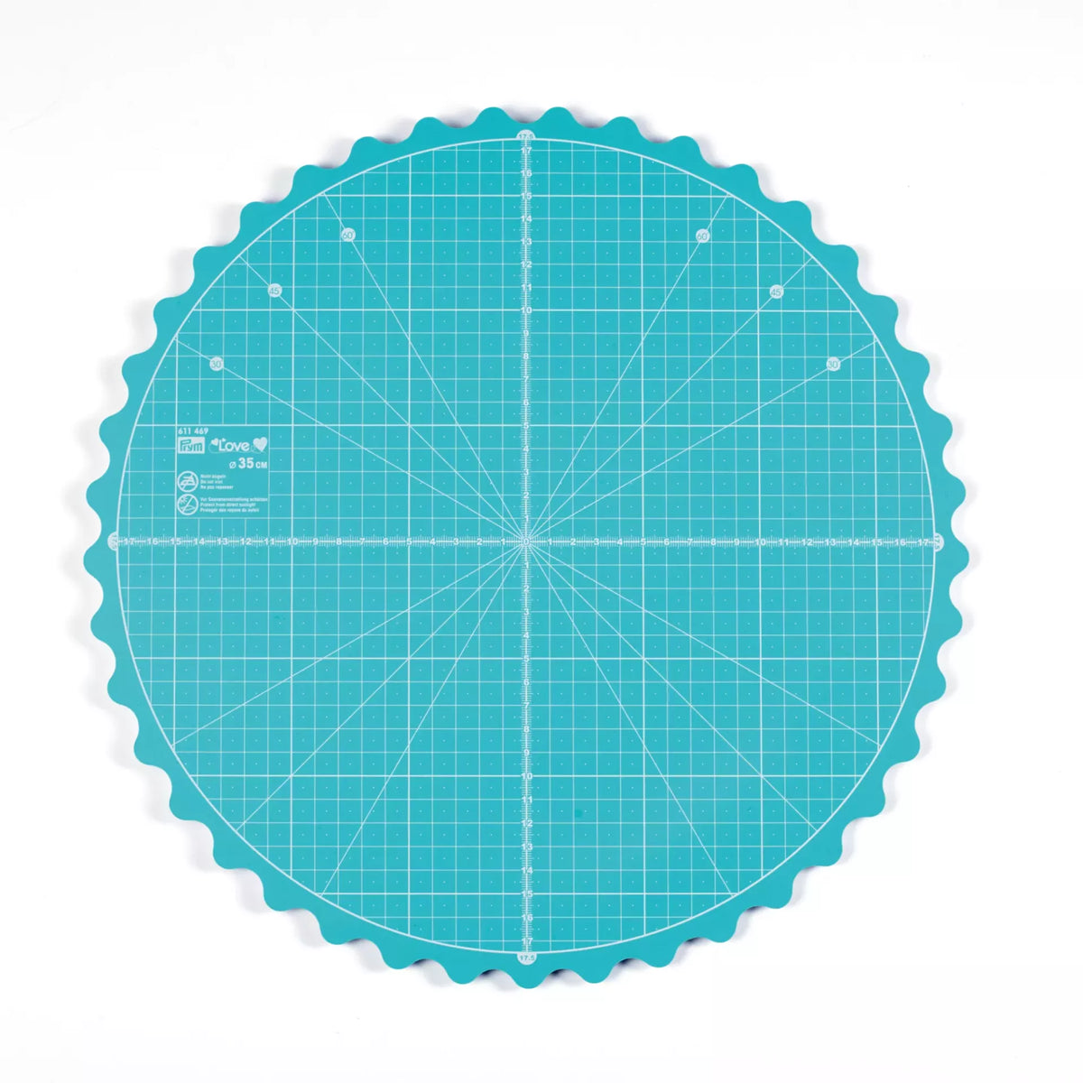 Prym Rotating Cutting Mat, Round - 35 cm