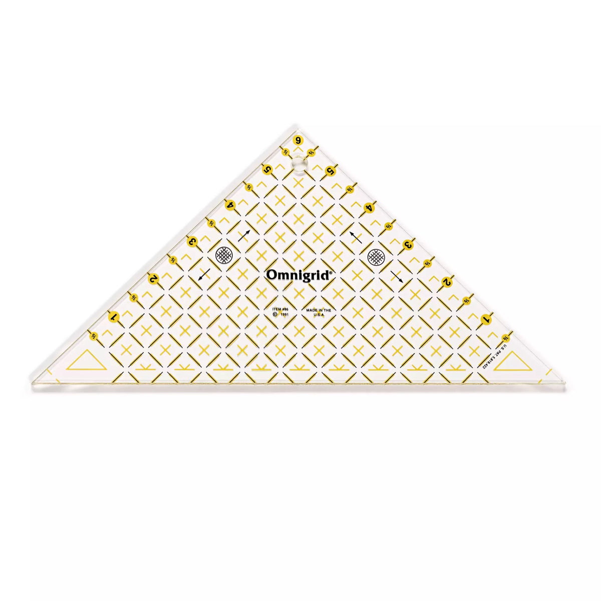 Prym Omnigrid Jaunty Triangle Ruler 6 inch - 6 in