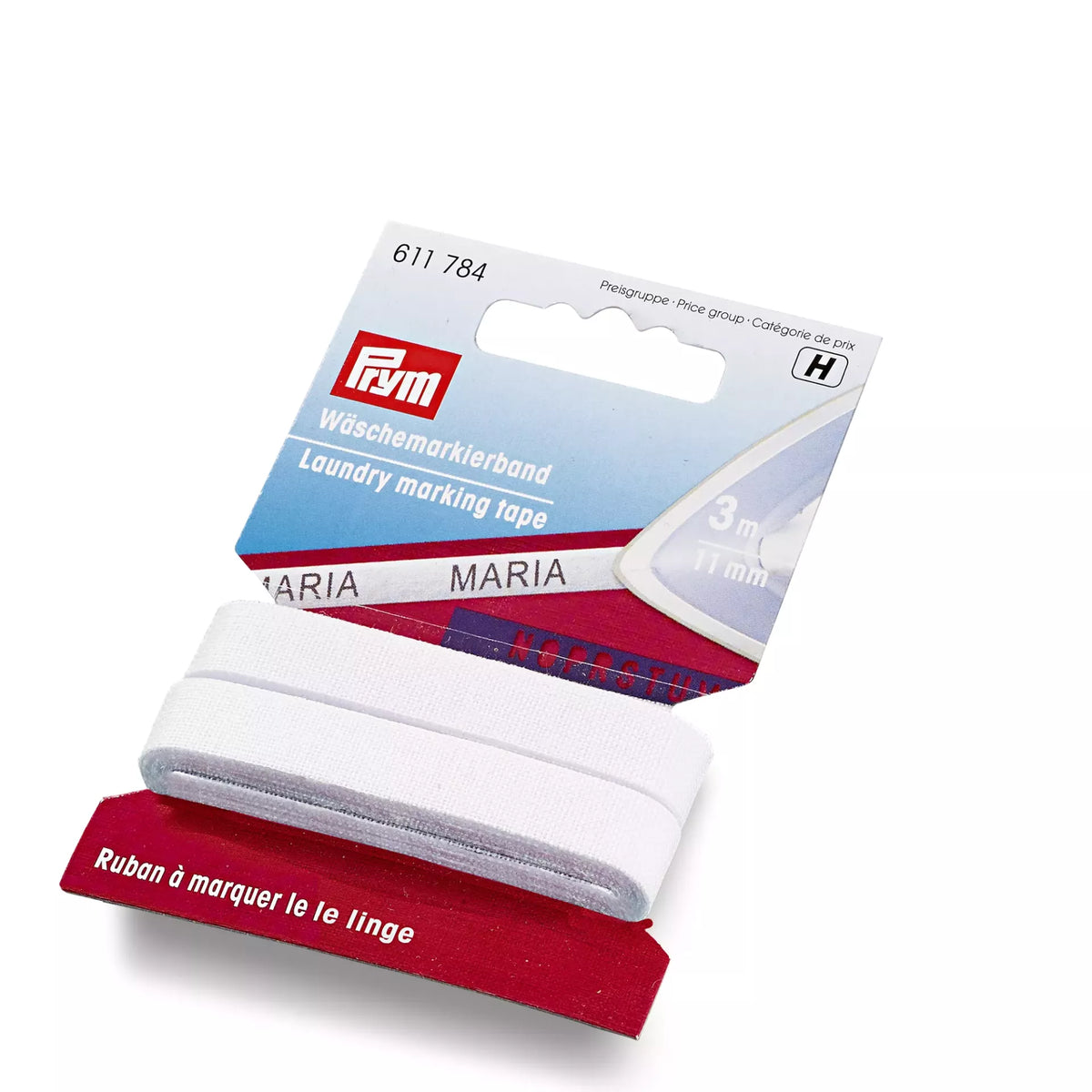 Prym Iron-On Laundry Marking Tape - 3 m