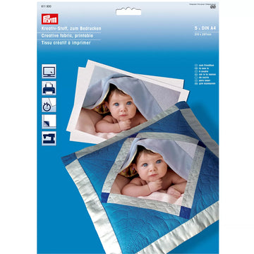 Prym Creative Fabric, Printable 5 Sheets