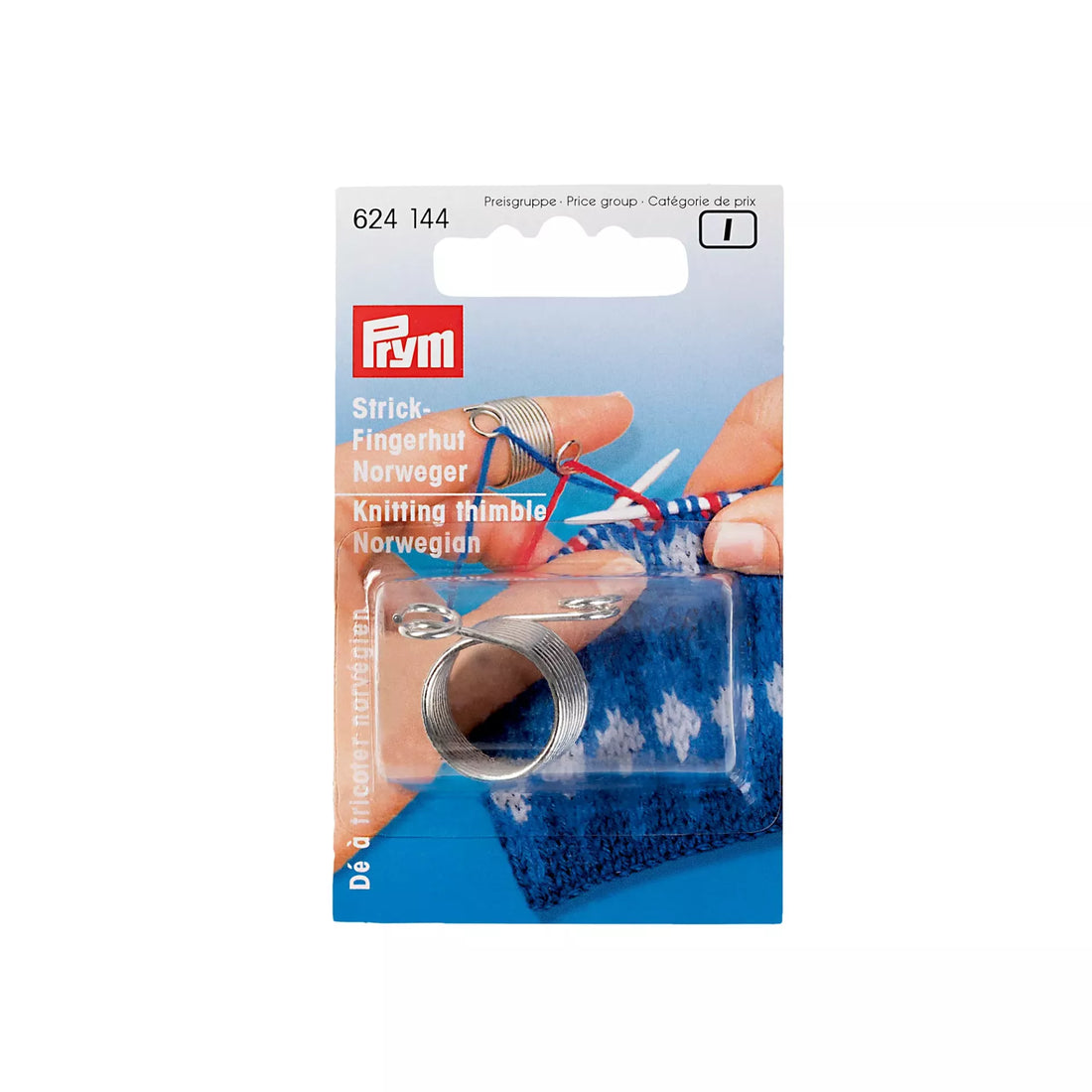 Prym Norwegian Knitting Thimble - Yarn Guide