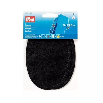 Prym Patches Imitation Nappa Leather - Black