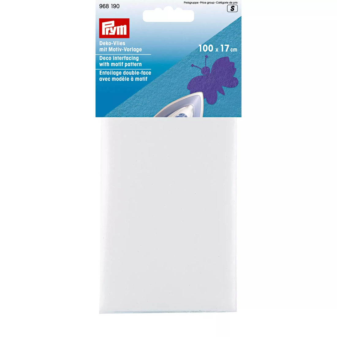 Prym Deco Interfacing (incl. Motif Patterns) - White