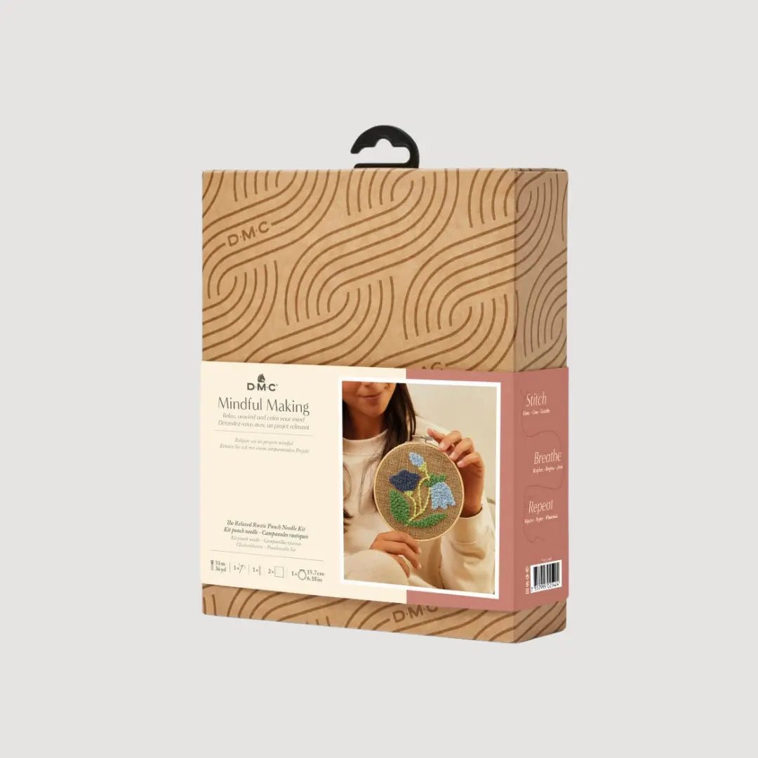 DMC Punch Needle Kit - Mindful Making (The Relaxed Rustic)
