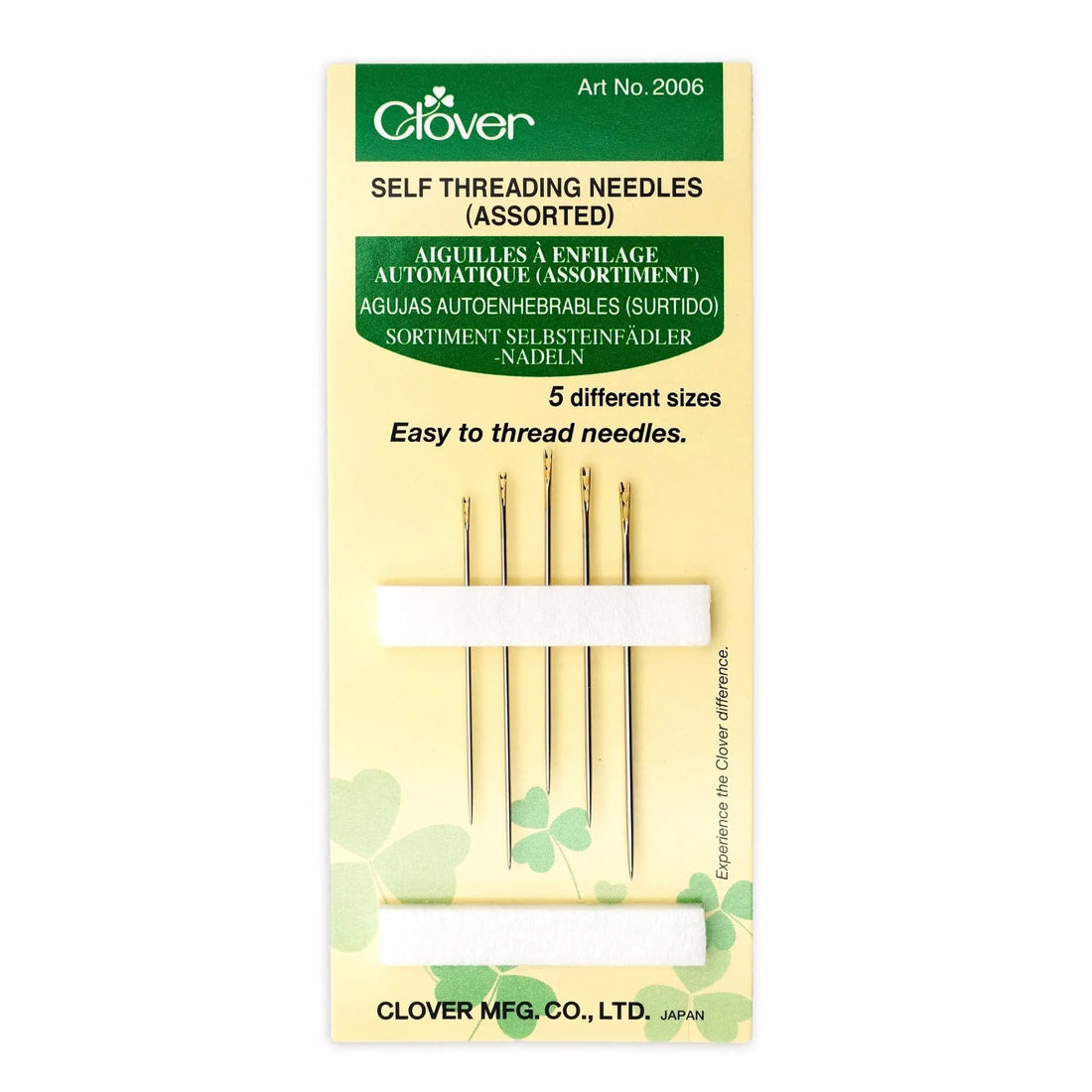 Clover Self-Threading Needles (Assorted)