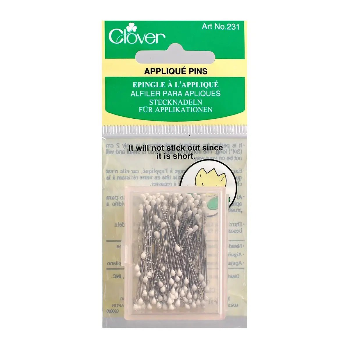 Clover Appliqué Pins (150-Count)