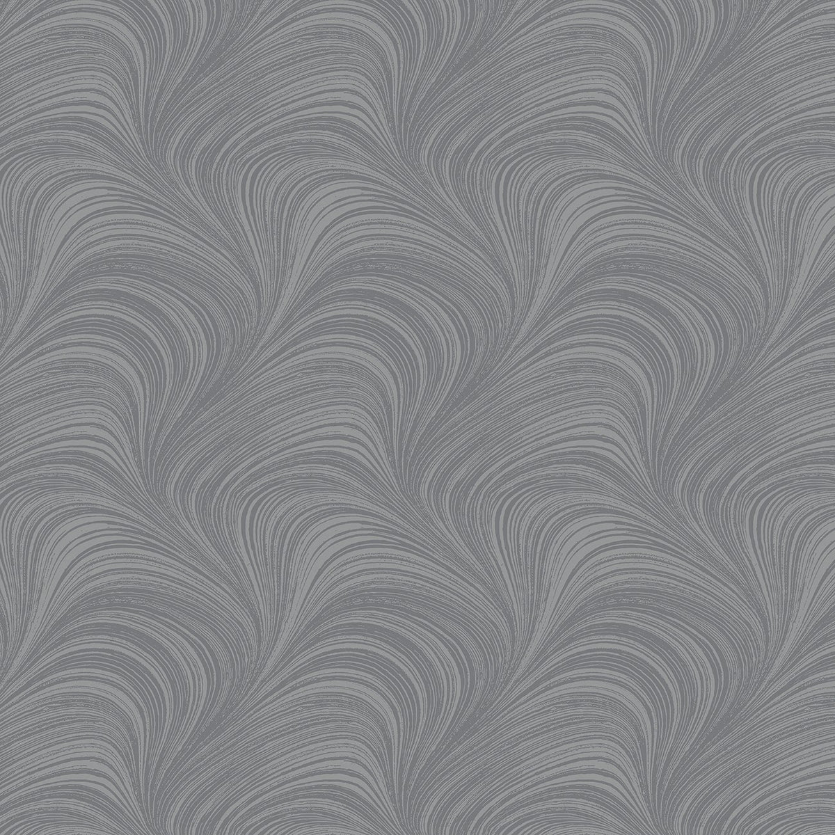 Wave Texture in Steel quilting fabric by Benartex