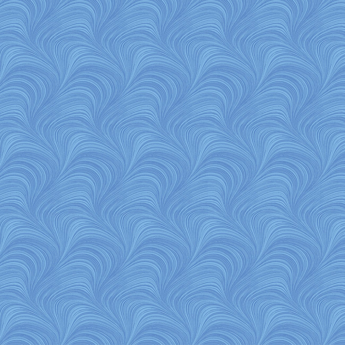 Wave Texture in Blue quilting fabric by Benartex