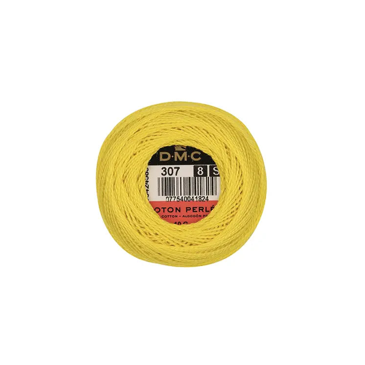DMC Coton Perlé 8 Embroidery Thread (The Yellow Shades) (3823)