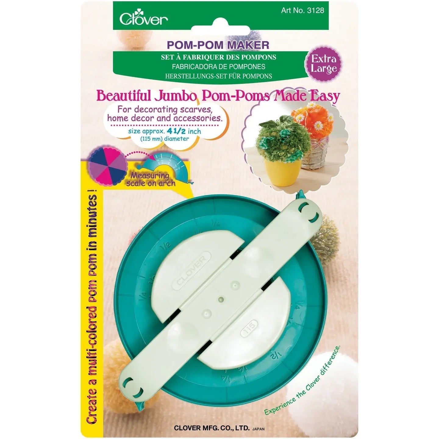 Clover Pom-Pom Maker (Extra Large)