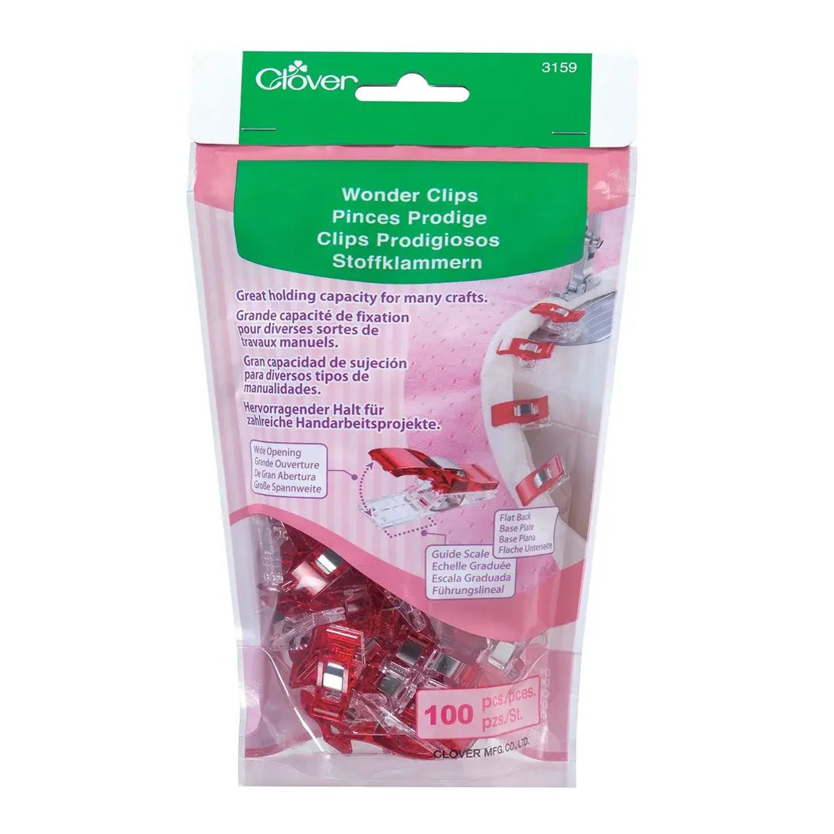 Clover Wonder Clips (Standard) (3159.1mm)