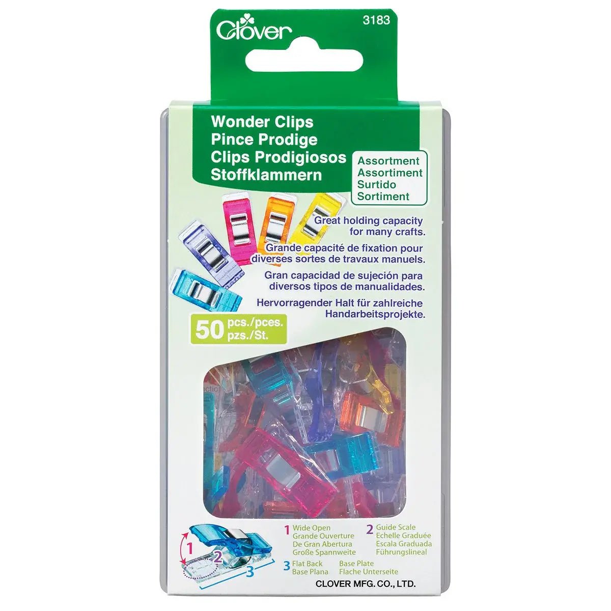 Clover Wonder Clips (Standard) (3183.1mm)