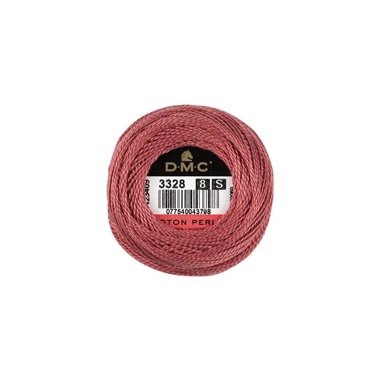DMC Coton Perlé 8 Embroidery Thread (The Pink Shades) (3328)