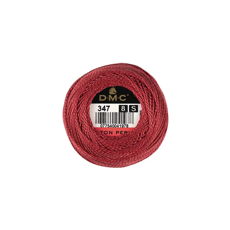 DMC Coton Perlé 8 Embroidery Thread (The Red Shades) (606)