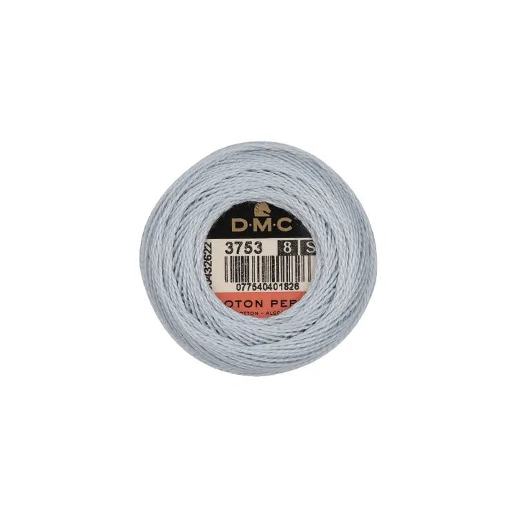 DMC Coton Perlé 8 Embroidery Thread (The Blue Shades) (3753)