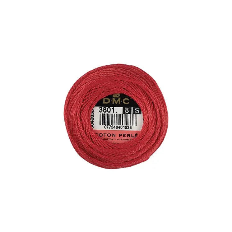 DMC Coton Perlé 8 Embroidery Thread (The Red Shades) (606)