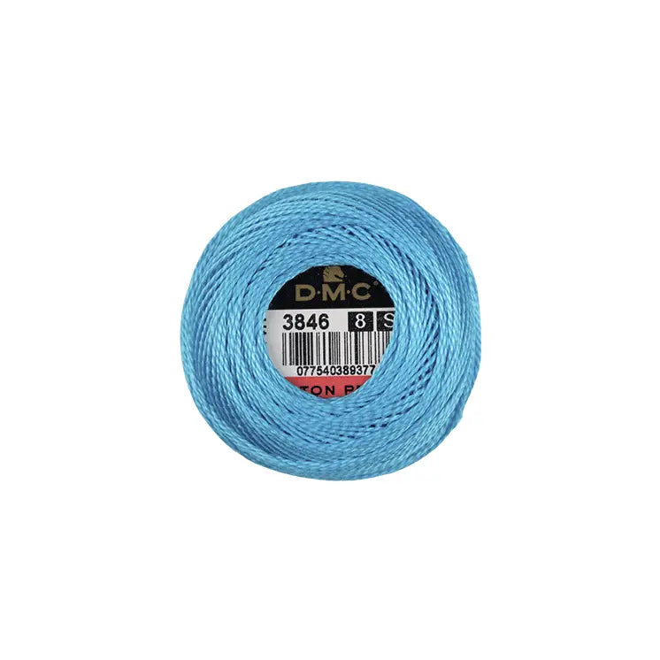 DMC Coton Perlé 8 Embroidery Thread (The Blue Shades) (747)