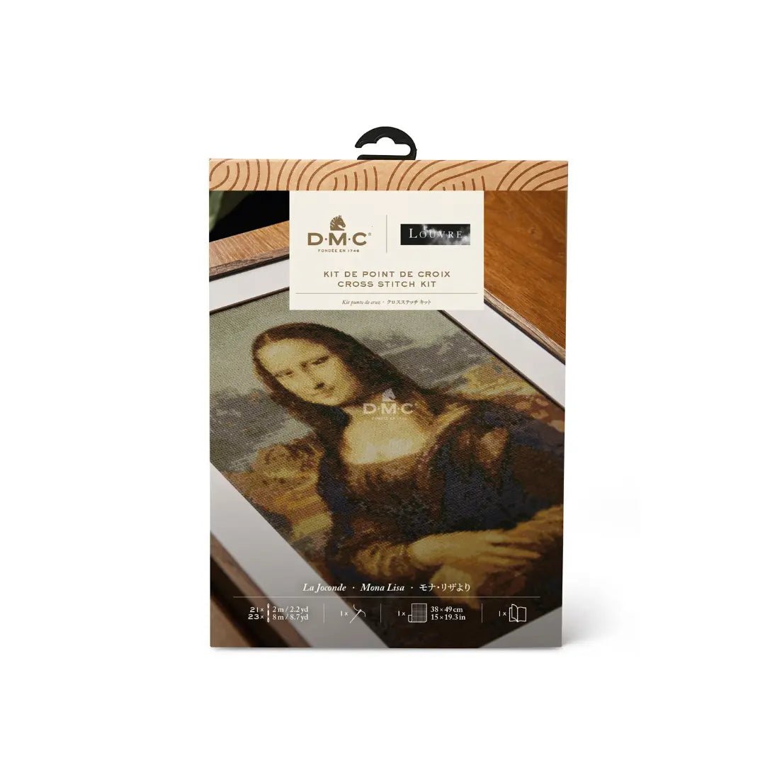 DMC Cross Stitch Kit - The Louvre Collection (Mona Lisa)