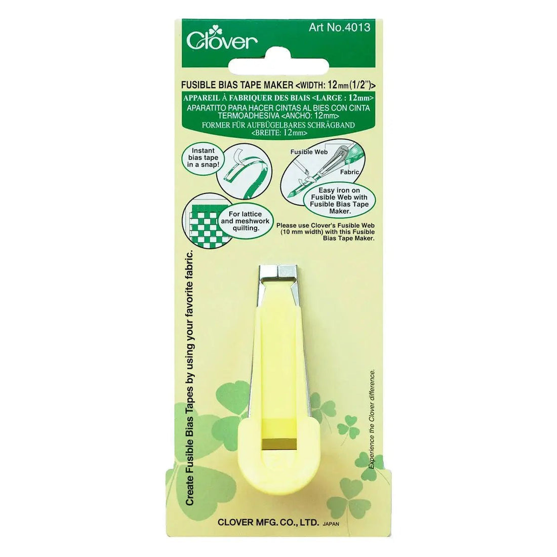 Clover Fusible Bias Tape Maker