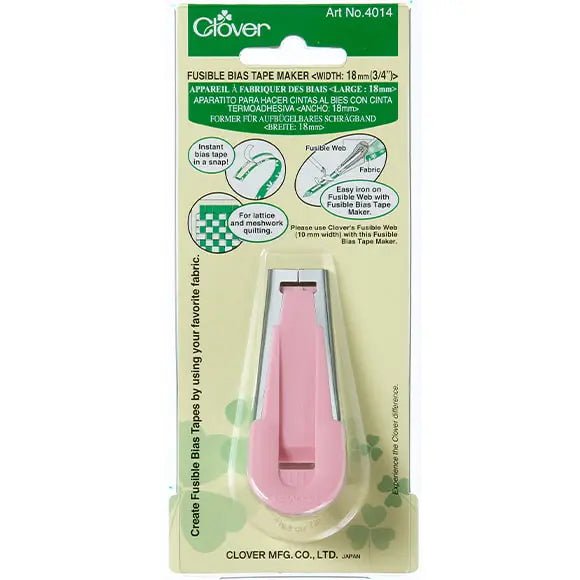 Clover Fusible Bias Tape Maker - 18mm