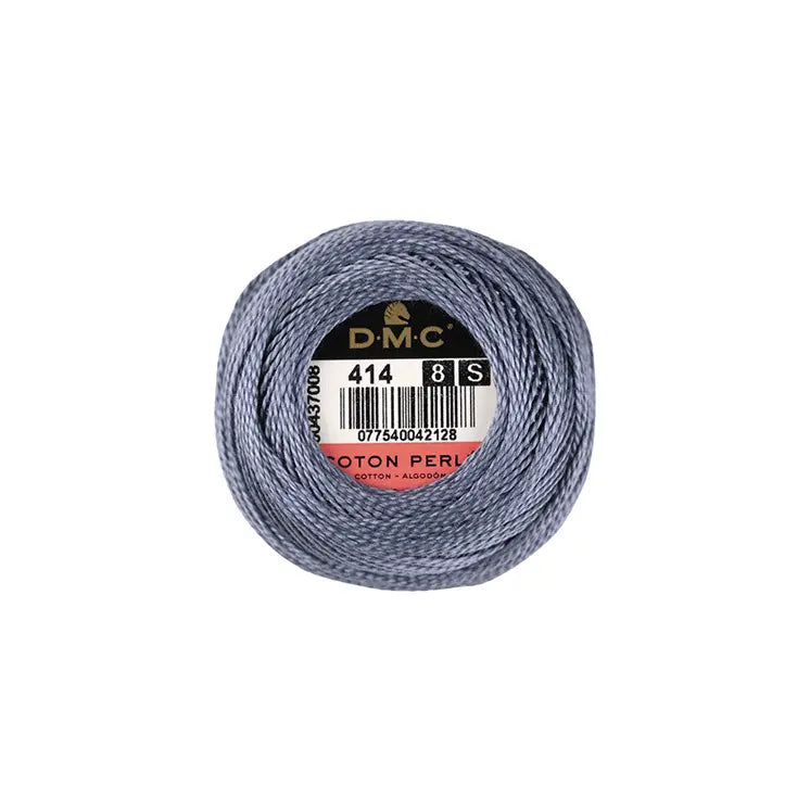 DMC Coton Perlé 8 Embroidery Thread (The Grey Shades) (01)