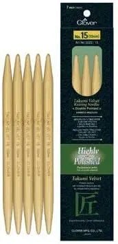Clover Takumi Velvet 7" Double-Pointed Knitting Needles (#11)