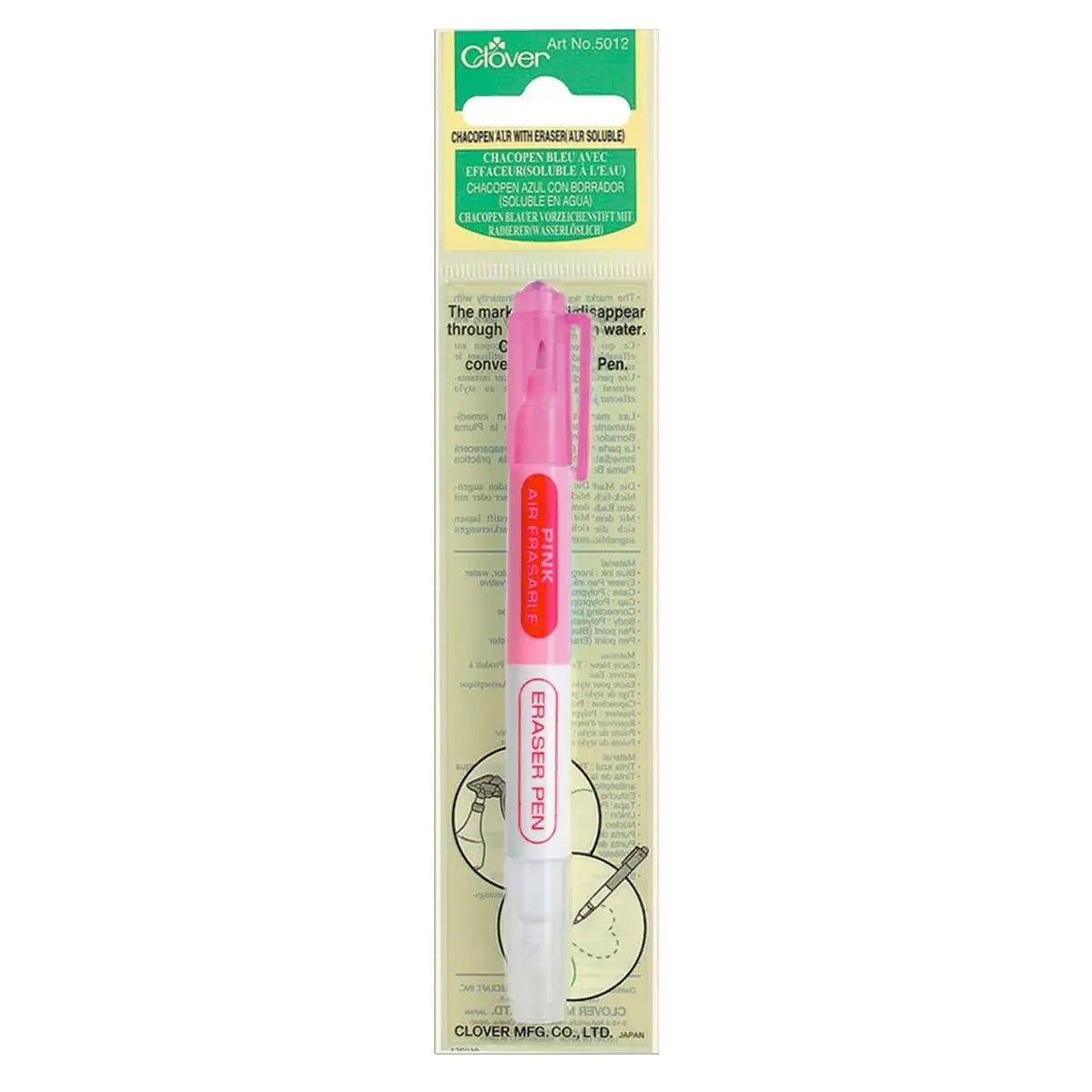 Clover Chacopen with Eraser (Pink / Air Erasable)