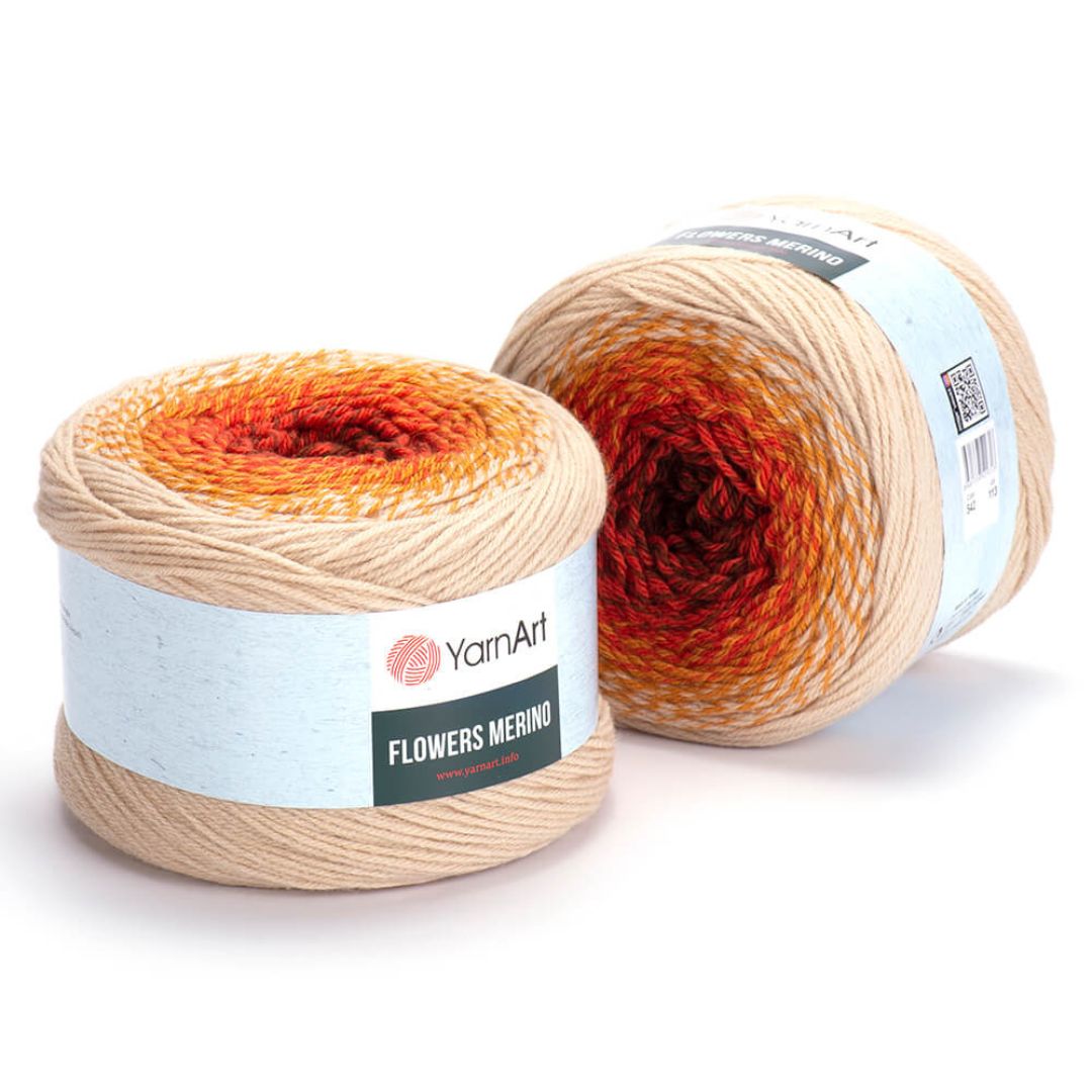 YarnArt Flowers Merino Yarn (542)